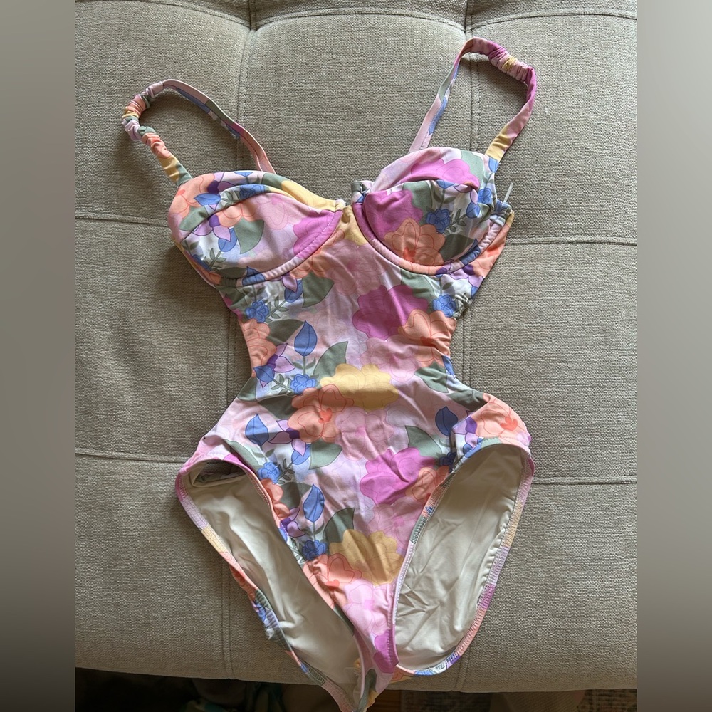 PAC SUN dippin daisys eco island time one pieces swim suit